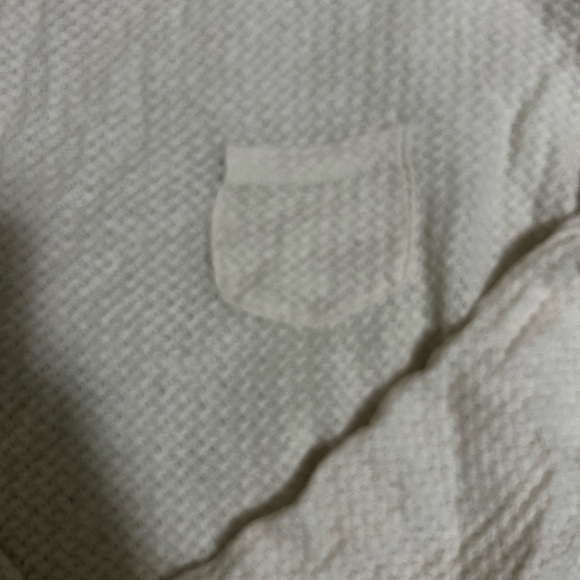 Old navy cream waffle crop long sleeve - Picture 4 of 6
